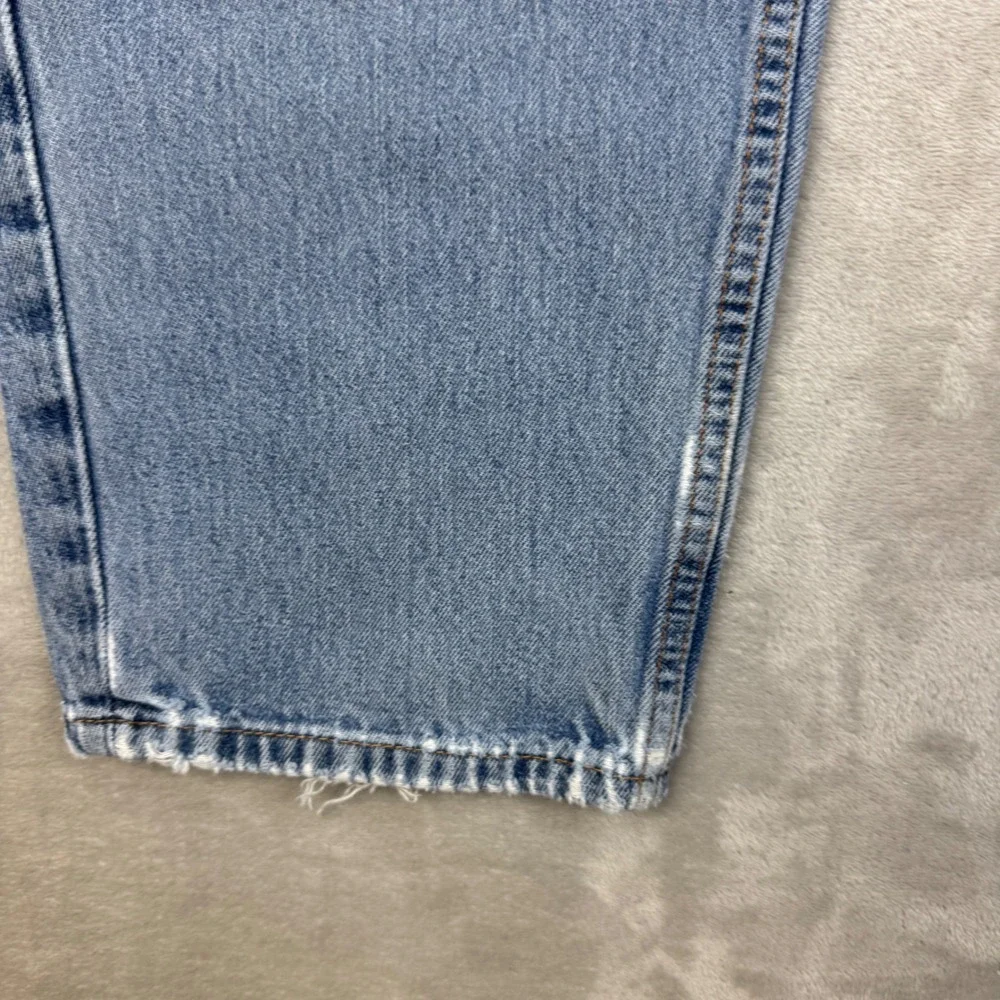 Levis 560 Jeans Mens 38x34(Fits 36) Relaxed Tapered 90s Vintage Light Wash Denim